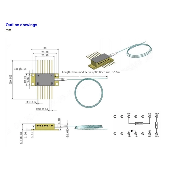 Is the fiber optic transceiver patch cord lc 