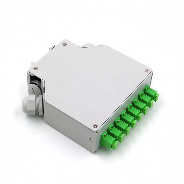 2-Optical-4-Electrical Fiber Optic Transceiver Single Mode