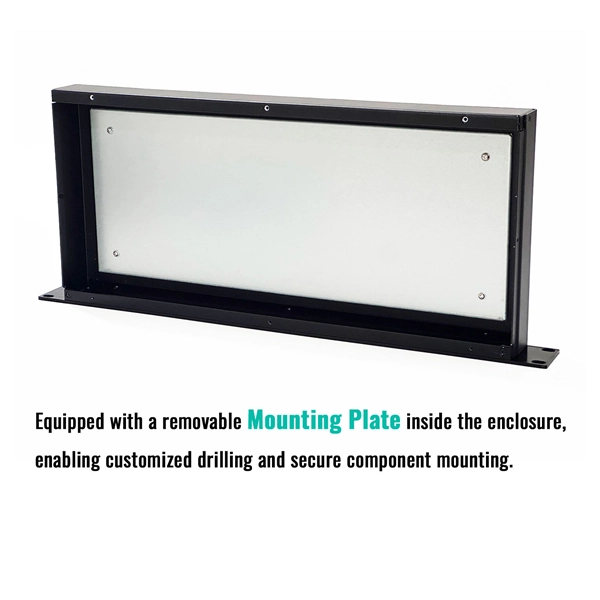 The function of the fiber optic cable pass-through panel is 