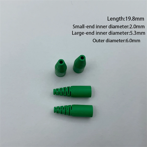 Installation diagram of power fiber optic cable downlead clamp